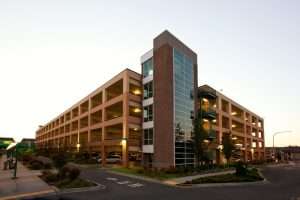 Emerald Queen Casino Parking Garages exterior street view