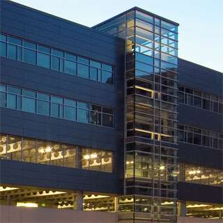 Pacific Plaza exterior closeup