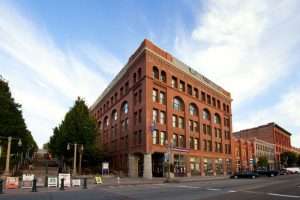 University of Washington Tacoma Campus historic masonry buildings on Pacific Avenue