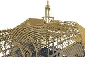 University of Washington Denny Hall Revit roof model