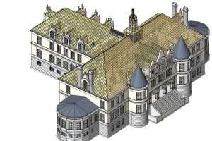 University of Washington Denny Hall Revit model of structure