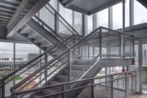 Stairwell at Virginia Mason Franciscan Health Medical Office Building at St. Joseph, Tacoma, WA