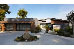 Colvos Passage Residence exterior back view