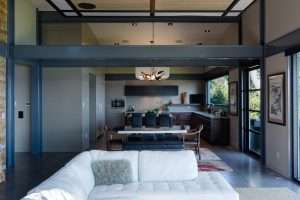 Colvos Passage Residence interior living and kitchen area