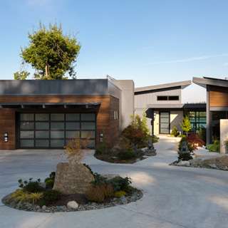 Colvos Passage Residence exterior back view