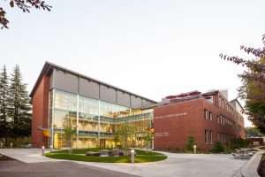 Lower Columbia College Health & Science Building Marylou Schall Memorial Plaza