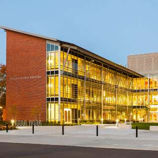 Lower Columbia College Health & Science Building featuring round Laufman lecture hall