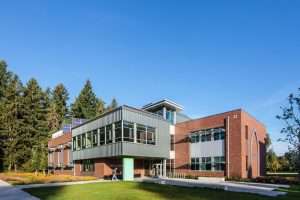 Saint Martin's University Cebula Hall from entrance side