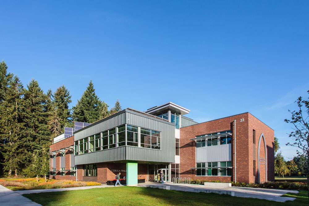 Saint Martin's University Cebula Hall from entrance side