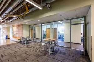 Saint Martin's University Cebula Hall interior table seating area