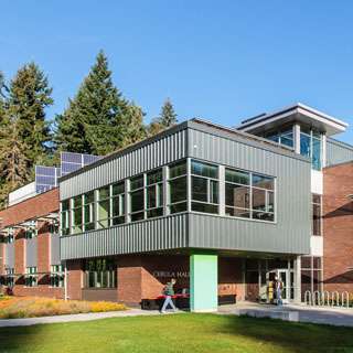 Saint Martin's University Cebula Hall from entrance side