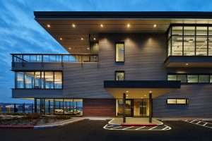 Building entrance at Northwest Airplane Hangar