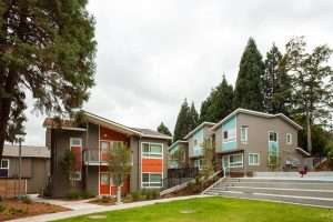 Bay Terrace exterior apartment buildings, Tacoma, WA