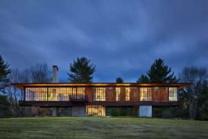 Berkshire Residence in western Massachusetts exterior front