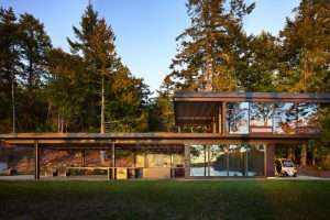 Pole Pass Retreat front view, Orcas Island