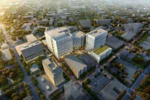 Swedish Medical Center First Hill Campus aerial view
