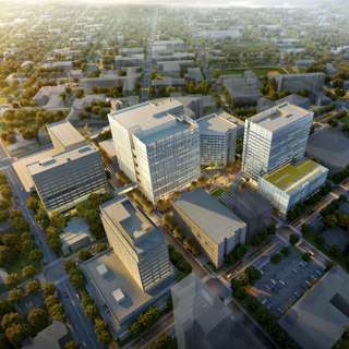 Swedish Medical Center First Hill Campus aerial view