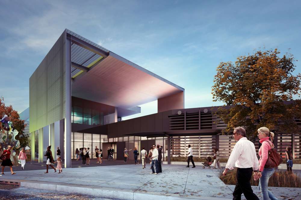 TAM Haub Wing 1 Tacoma Art Museum canopy feature rendering