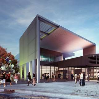 Tacoma Art Museum canopy feature rendering
