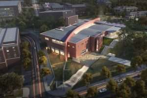 WSU Chinook Student Center aerial rendering