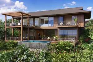  Kukui'ula Hale Kaimana Residence exterior back in Kauai, Hawaii