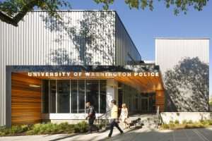 University of Washington Police Station exterior entrance