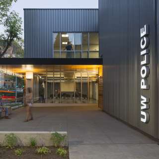 University of Washington Police Station exterior side view 