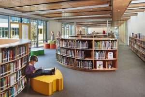 Library at Northwood Elementary School
