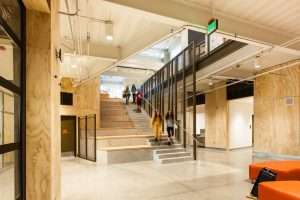 SAMi Environmental Learning Center interior stair