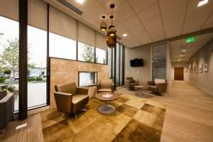 Franciscan Medical Pavilion Highline lobby seating