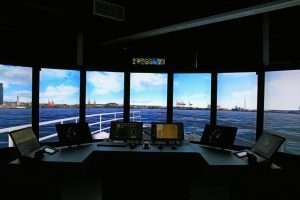 Seattle Maritime Academy interior boat control room