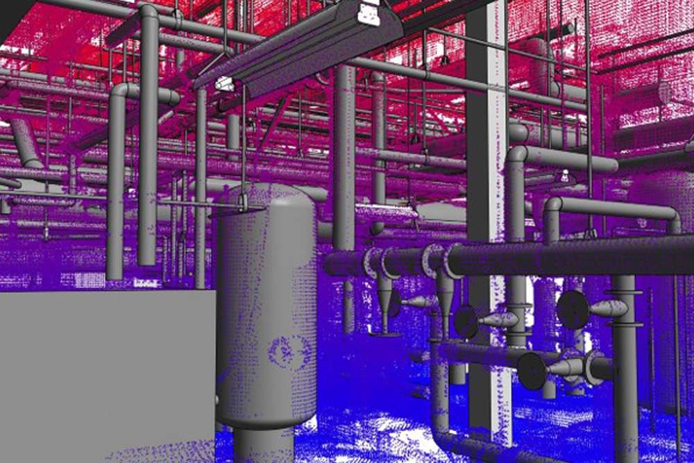 PCS Stories: MultiCare Central Utility Plant MultiCare Central Utility Plant Laser Scan