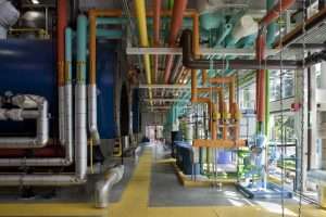 MultiCare Central Utility Plant interior piping