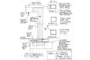 Cedar Park Elementary School structural details closeup