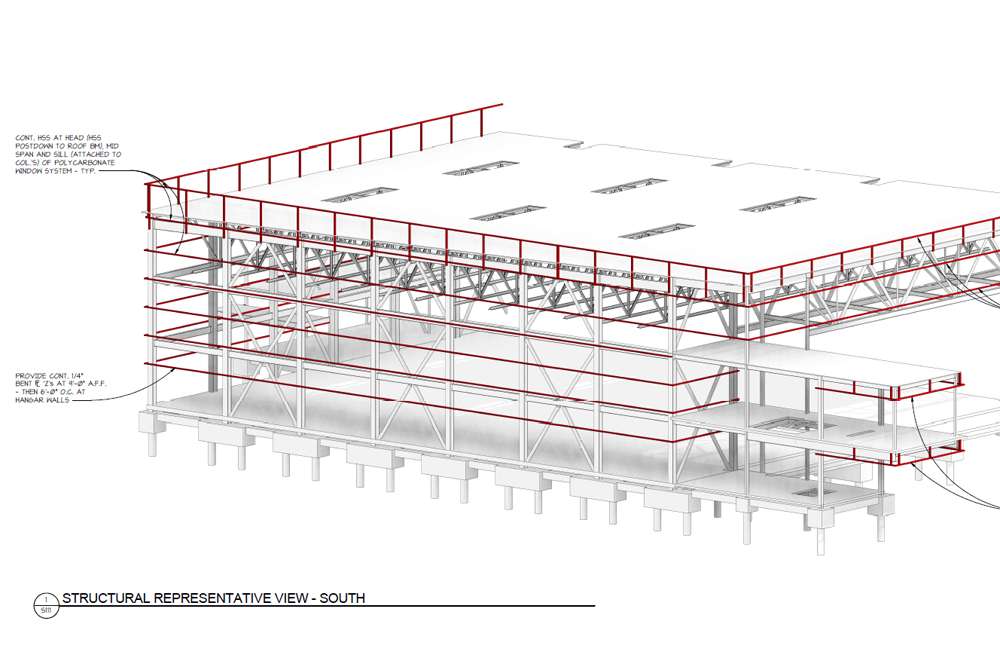 Northwest Airplane Hangar BIM model