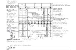 University of Puget Sound Welcome Center structural framing detail