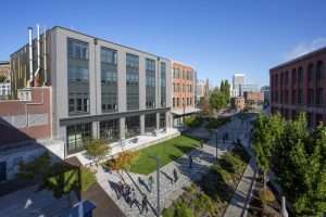 University of Tacoma Paper & Stationary exterior from courtyard