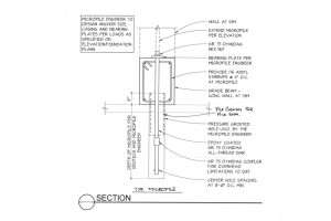 University of Tacoma Paper & Stationary structural detail drawing