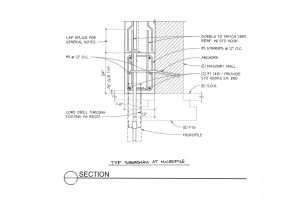 University of Tacoma Paper & Stationary structural detail drawing