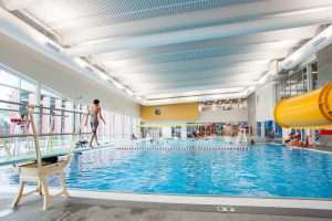 Eastside Community Center in Tacoma, interior view of swimming pool.