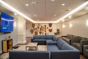 lounge area at Sigma Chi
