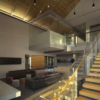 University of Puget Sound Welcome Center interior lobby