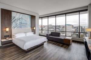 Tacoma Convention Center Hotel suite