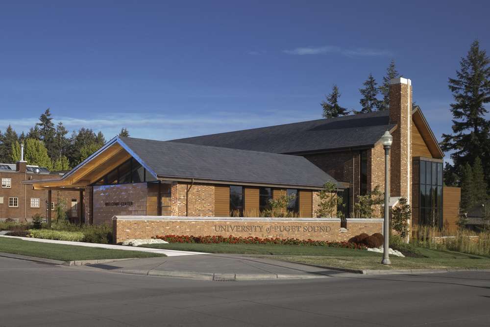 University of Puget Sound Welcome Center exterior veiw
