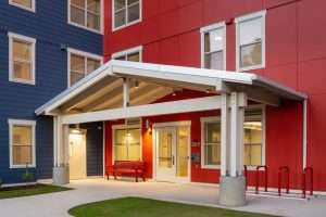 Tacoma Housing Authority Arlington Drive exterior entrance