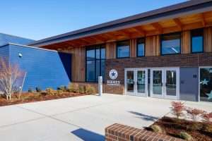 Birney Elementary School exterior entrance, Tacoma, WA