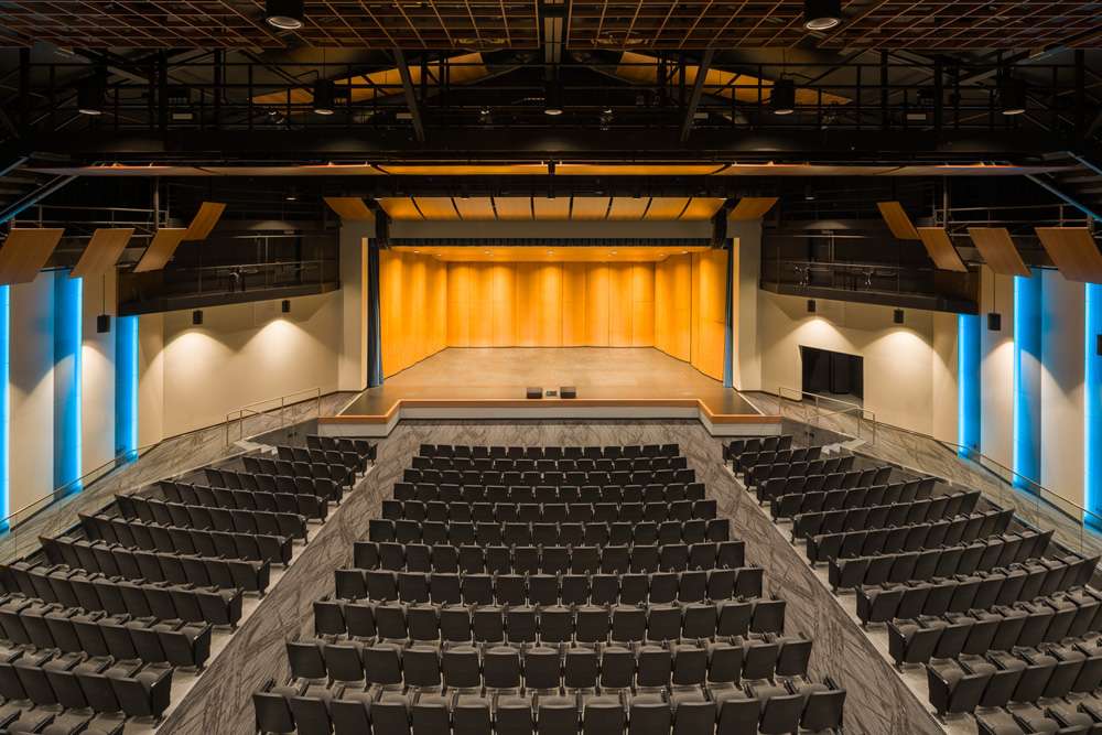Bonney Lake High School Performing Arts Center, Bonney Lake, WA Bonney Lake High School Performing Arts Center interior stage, Bonney Lake, WA