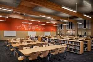 library at Centralia High School