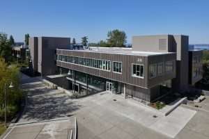 Highline College Health and Life Sciences Building exterior, Des Moines, WA