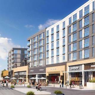 Tacoma Town Center pedestrian walkway rendering, Tacoma, WA